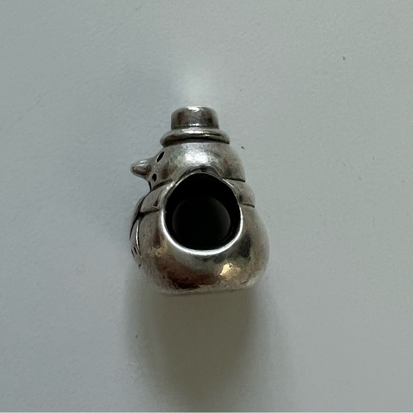 Pandora Charm Snowman Retired Christmas Sterling Silver 925 ALE, for Bracelet - Picture 6 of 8